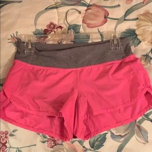 Lululemon running shorts size 4